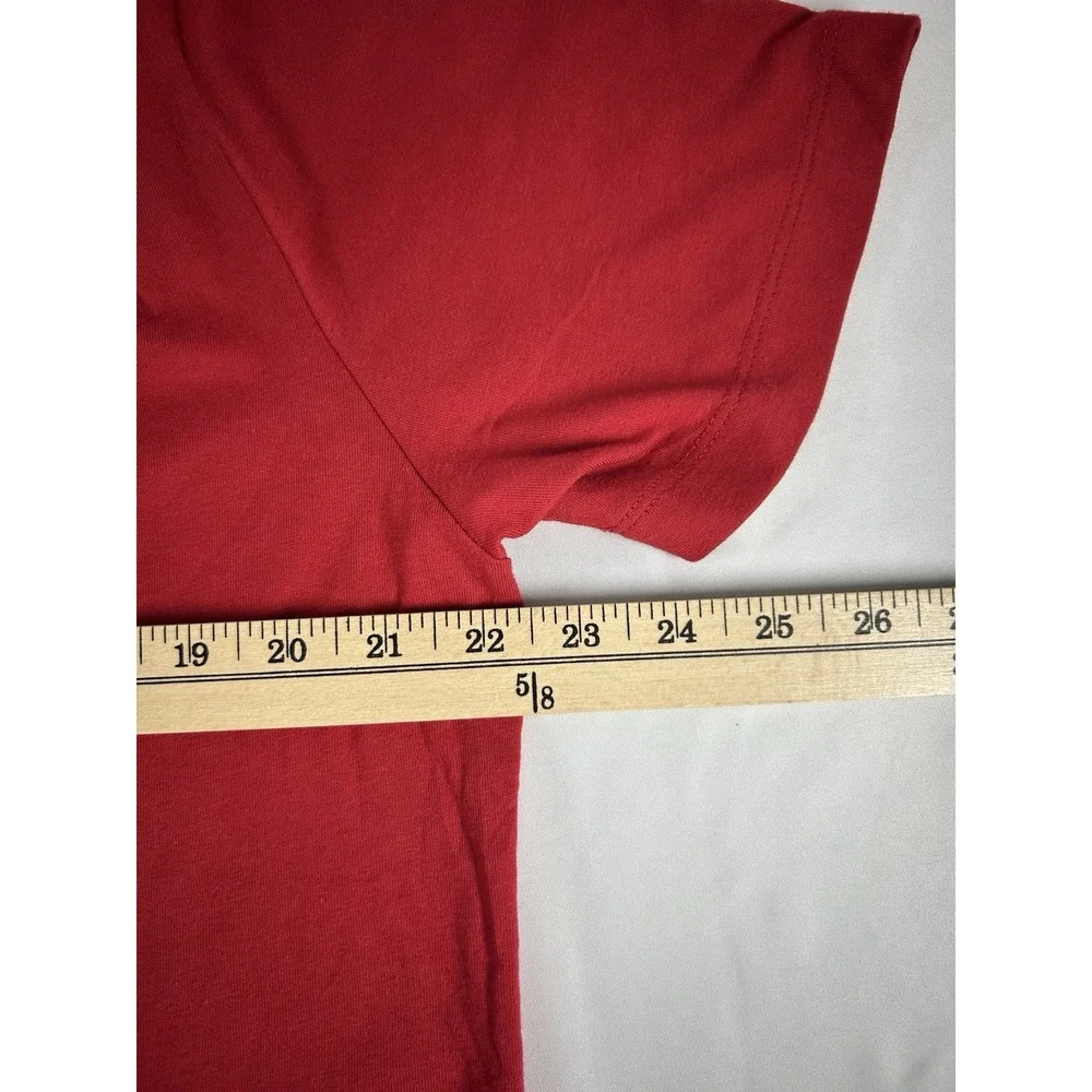 NWT True Religion Men's Red Circular Hooded T-Shirt Buddha Graphic Logo Short M